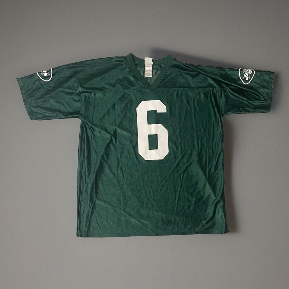 NFL Team Apparel New York Jets Mark Sanchez 6 Green Football Jersey Mens 2XL